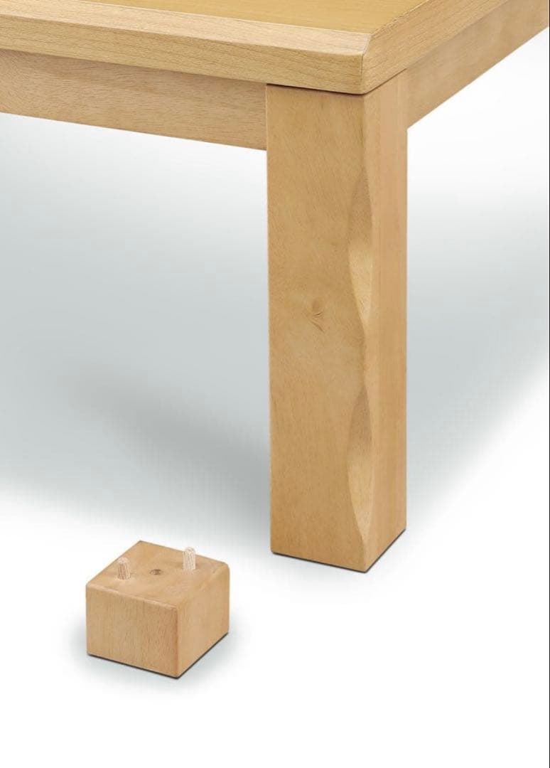 一点のみ【新品】継脚付きこたつ　こたつヒーター 120 ナチュラル 匠 暖卓