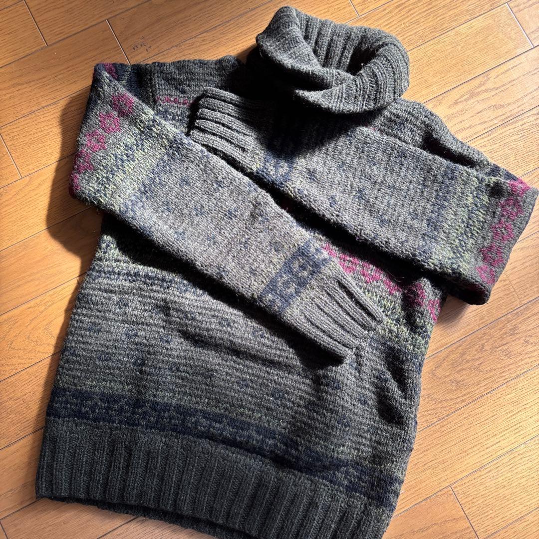 緊急値下げ　ポロラルフローレン　ノルディック　ショールカラーセーター