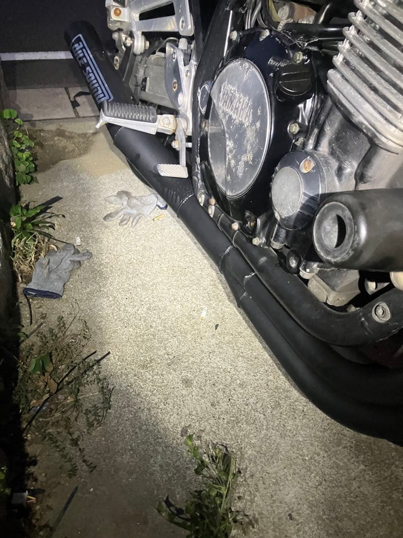 xjr1200 4KG ショート管　70パイ　引取限定