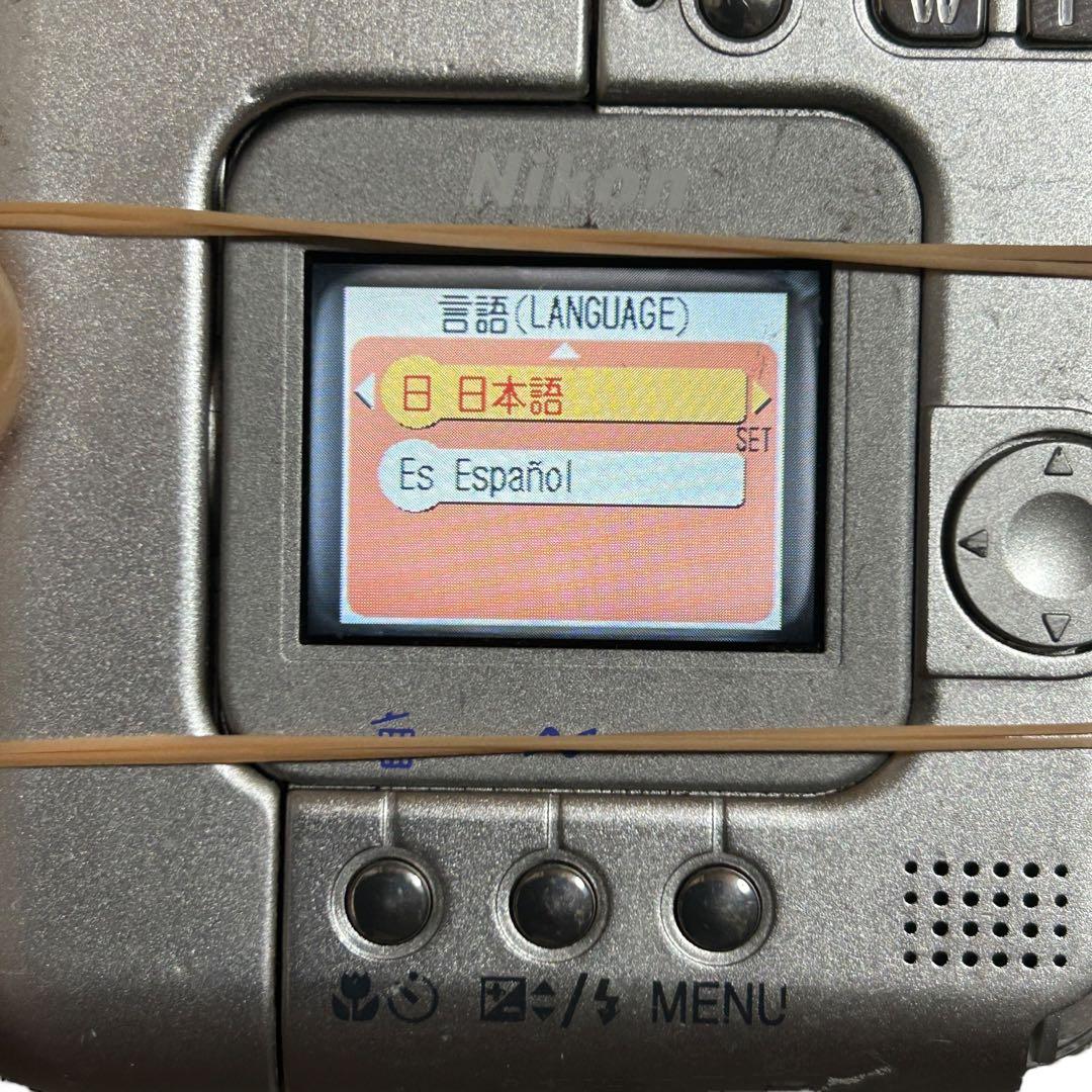 稼働品 人気のオールドコンデジ　Nikon COOLPIX SQ 希少な充電器付