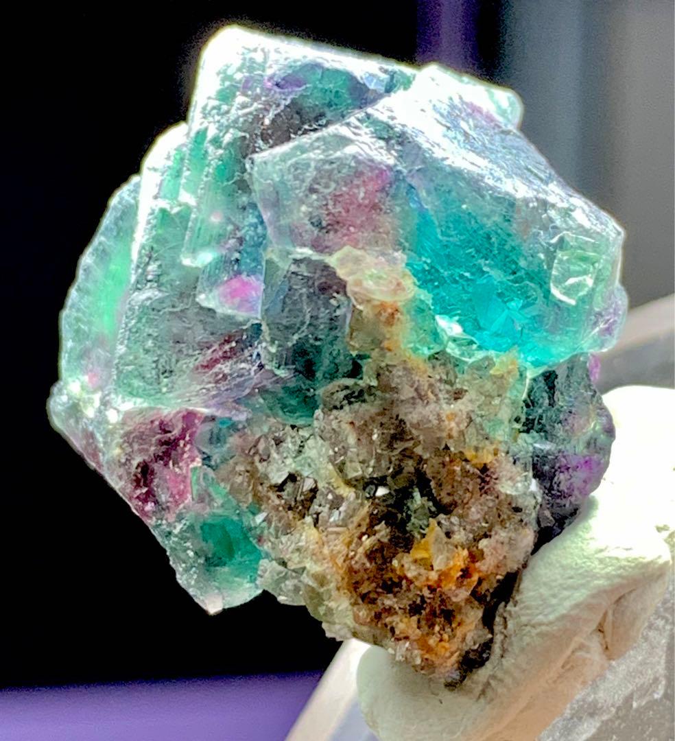 【奇跡のトリカラー】オコルス フローライト 標本