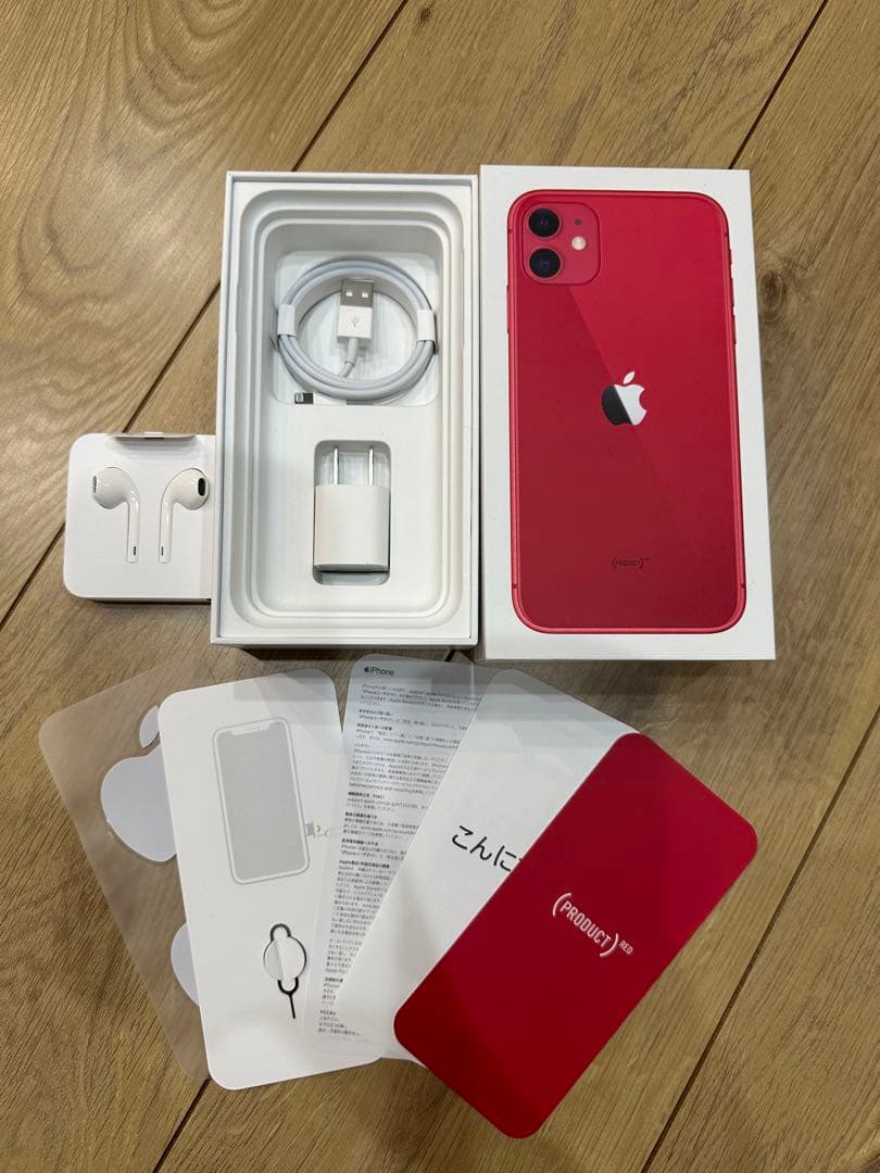 iPhone 11 (PRODUCT)RED 256 GB SIMフリー