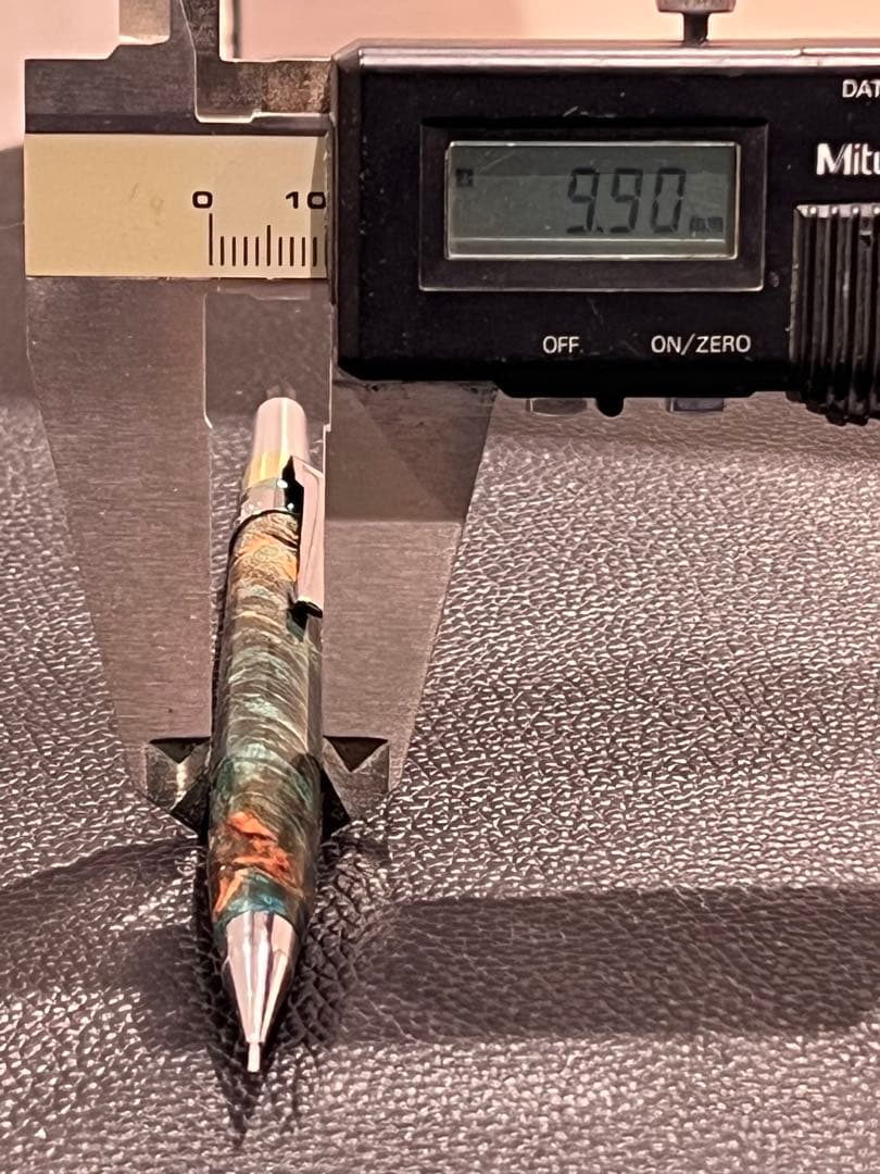 shaikurupg5+スタビメイプル瘤+重量増し加工+真鍮硬度表示窓有り