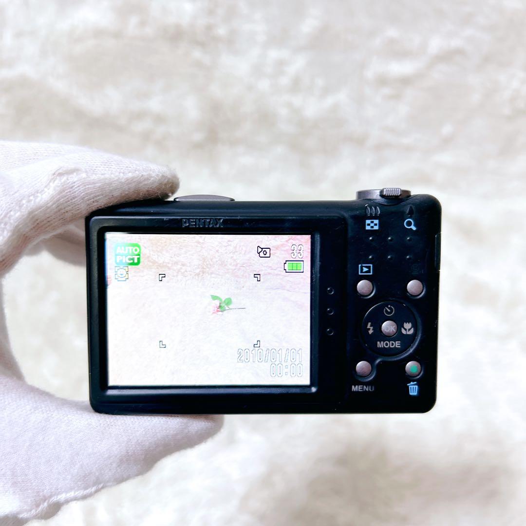 【可愛いコンデジ】PENTAX optio RZ10 ホワイト　動作確認済