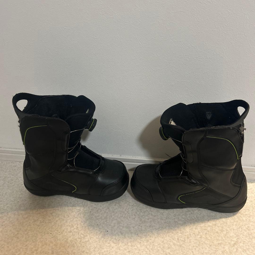 k2クィッカースノーボードブーツ ブラック ダイヤル式27.0cm