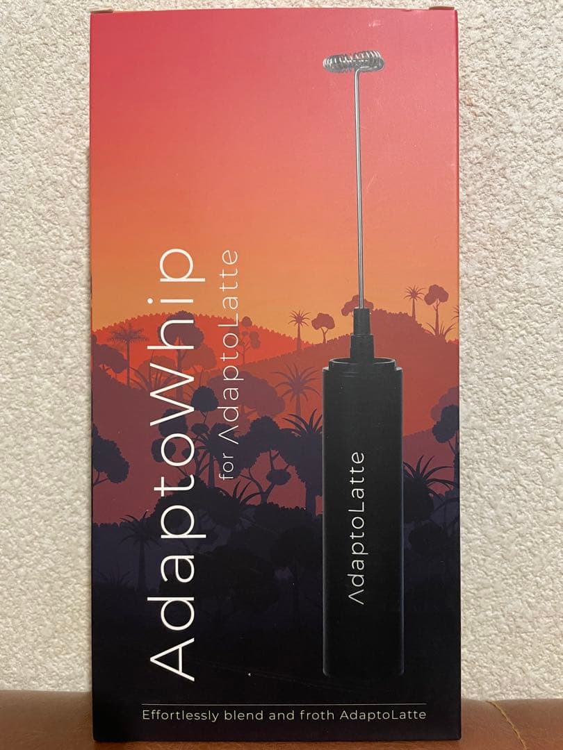 即日発送★アダプトラテ★（デカフェ+抹茶）各360g ホイッパー付（箱無し）