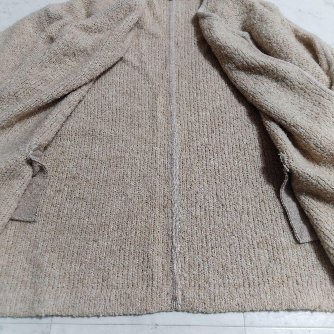 美品♪サイズL 3.1フィリップリム カシミヤメリノウール ブークレカーディガン