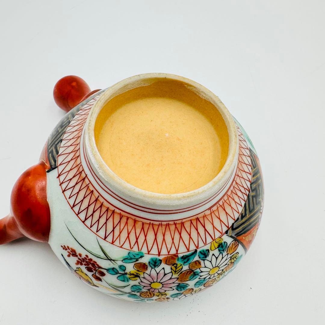 【九谷焼　玉水堂　庄三　茶器揃　湯呑み　湯冷まし　急須　共箱】骨董　アンティーク