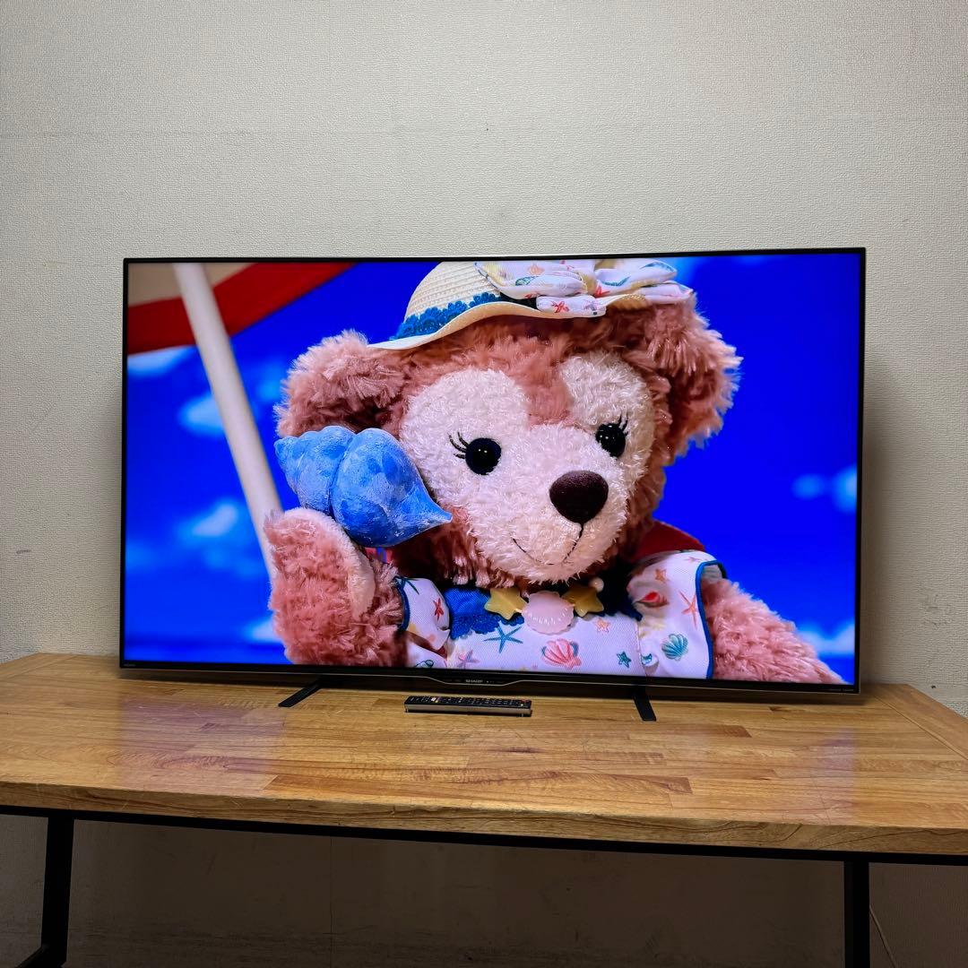 シャープ 60V型 4K 液晶テレビ AQUOS LC-60U45 動画アプリ○