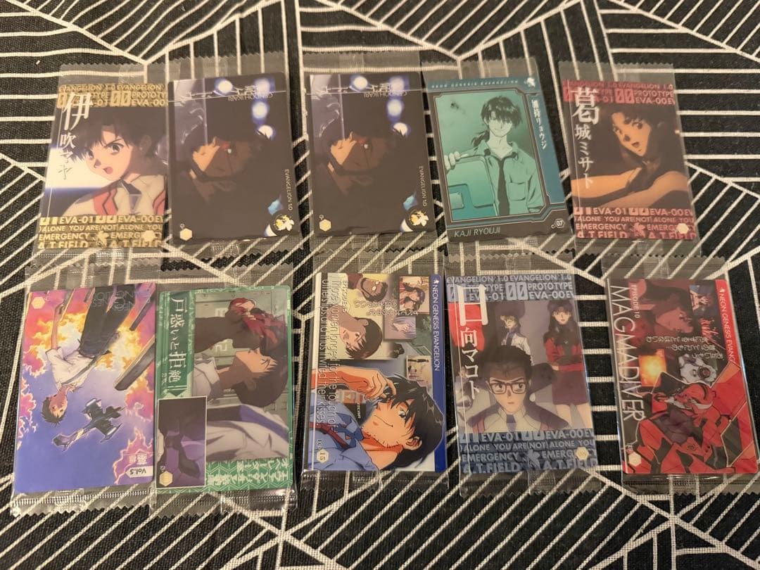 エヴァンゲリオン ウエハースカード167枚　ファイル2点