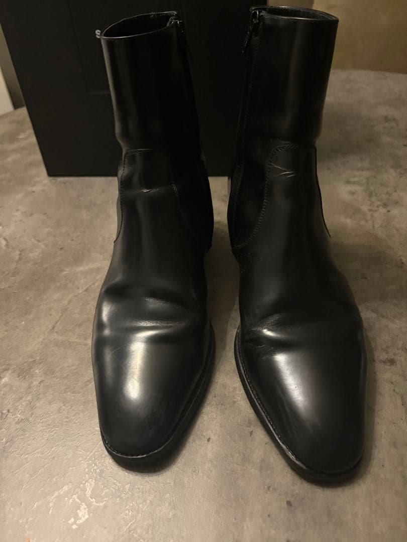 SAINT LAURENT wyatt サイドジップ ブーツ42 1/2