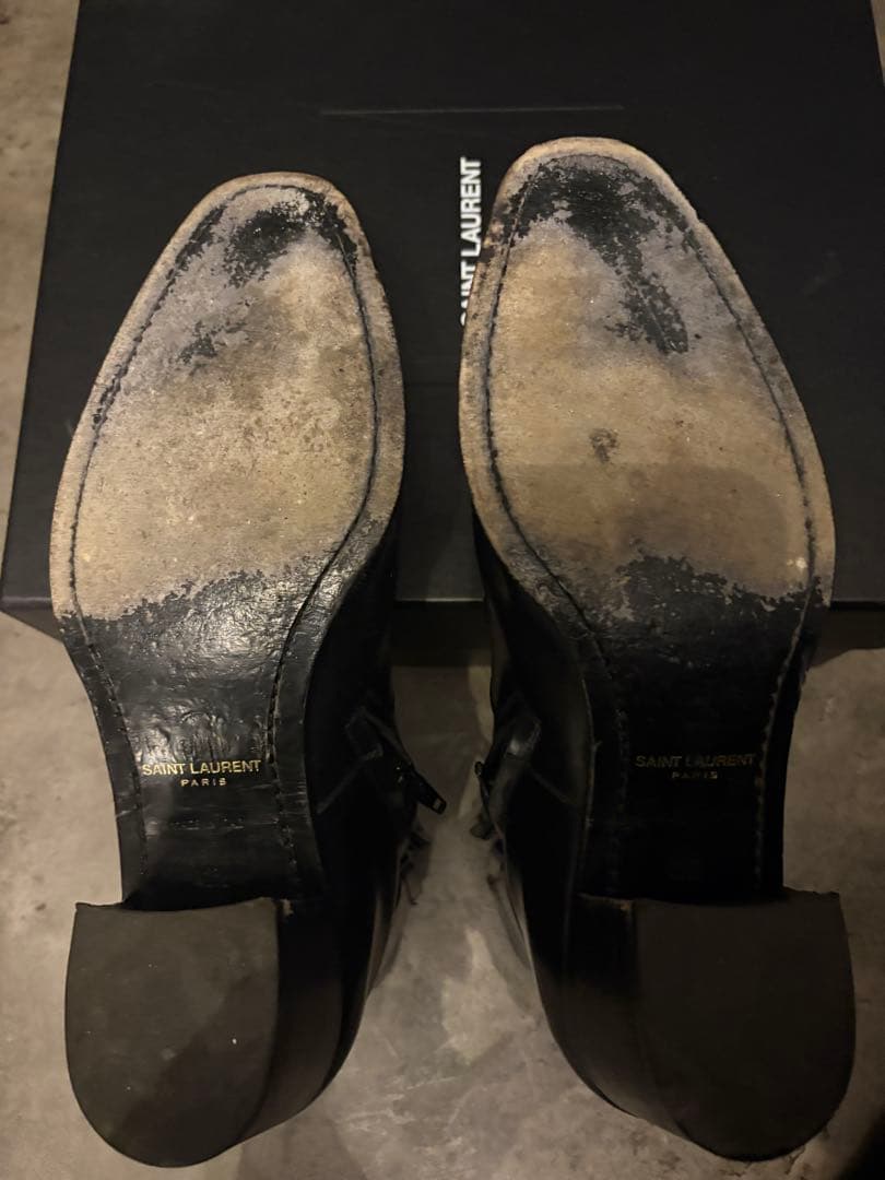 SAINT LAURENT wyatt サイドジップ ブーツ42 1/2