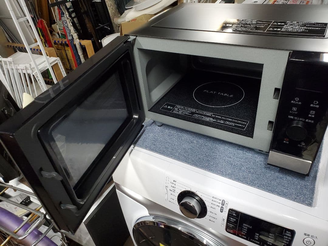 コンパクト単機能電子レンジ 黒