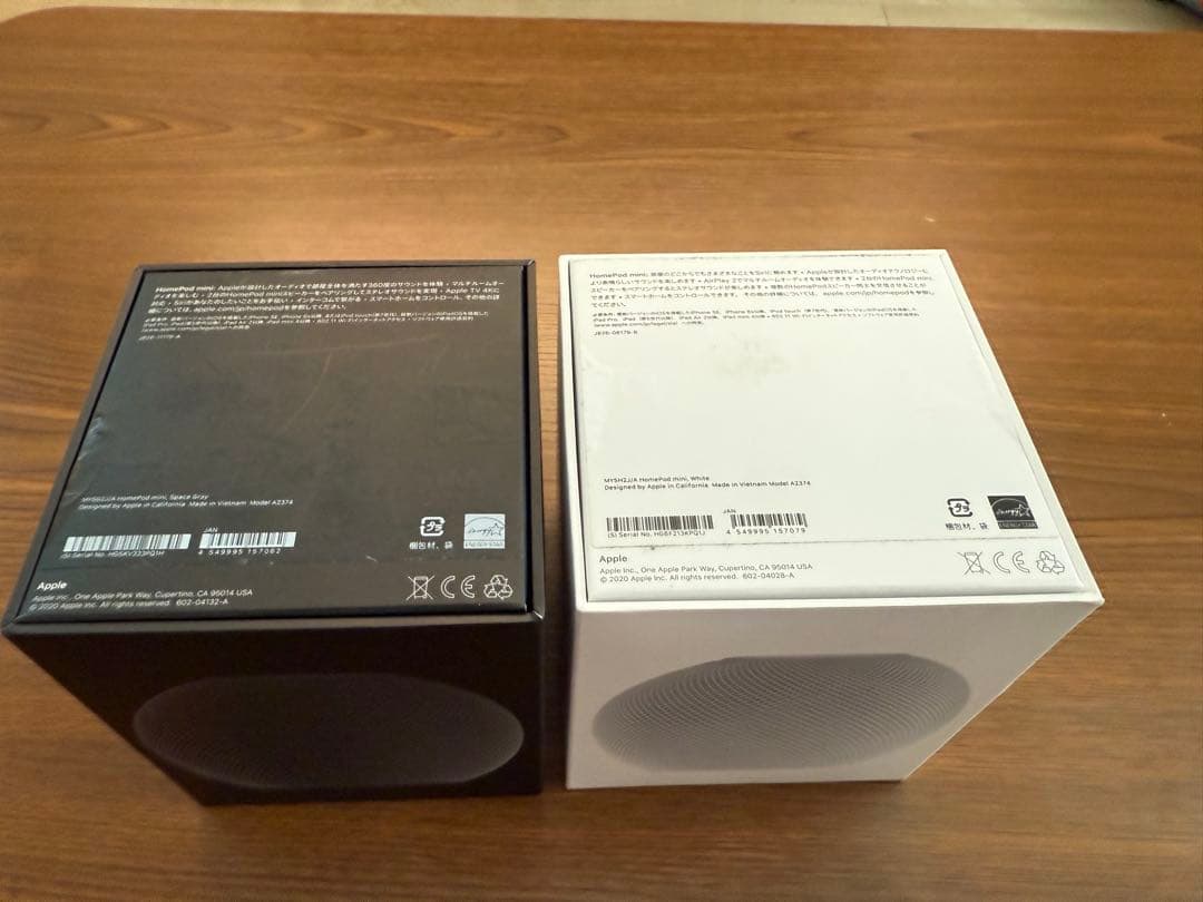 【2台セット】Apple Pod mini（ブラック & ホワイト）