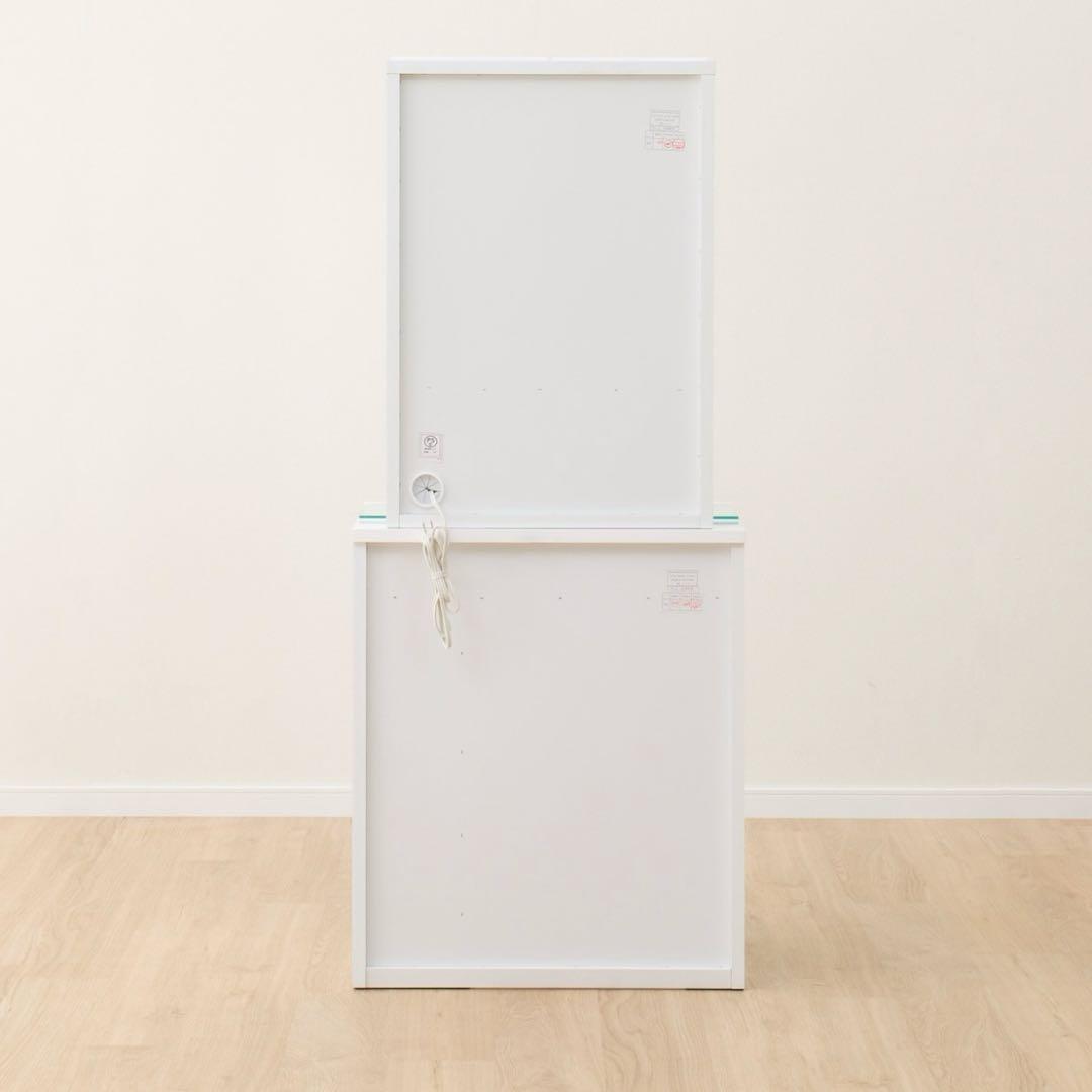 NITORI ホワイトドレッサー・鏡台 三面鏡　椅子別売り　直接お取引可