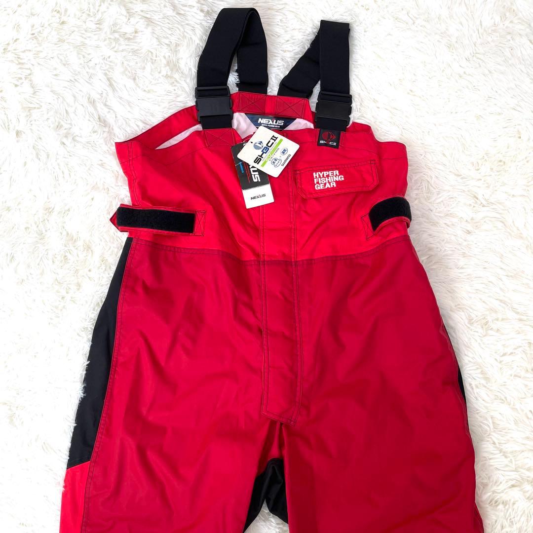 未使用 SHIMANO NEXUS 船釣り対応 高耐水 レイン上下 L 尻パッド