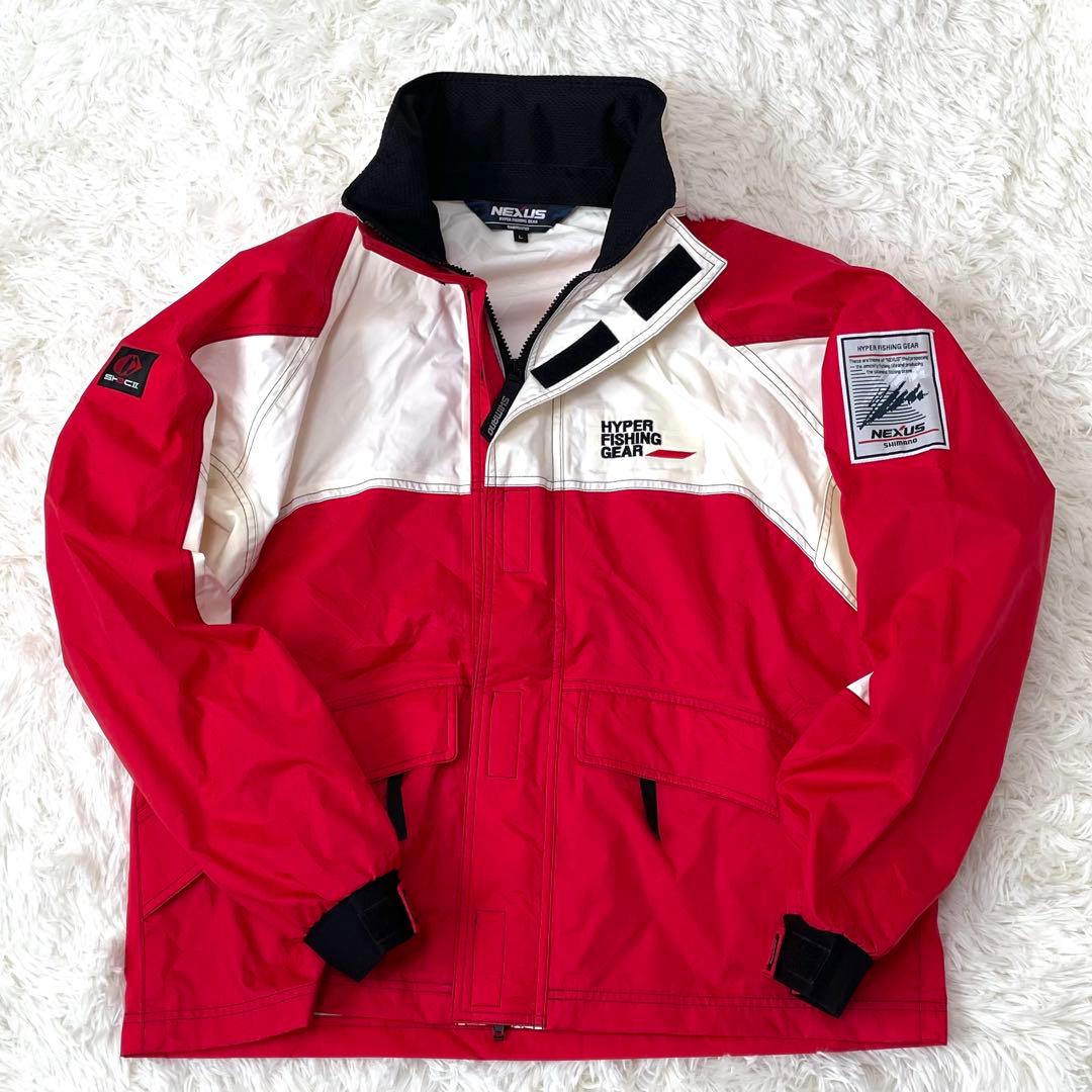 未使用 SHIMANO NEXUS 船釣り対応 高耐水 レイン上下 L 尻パッド