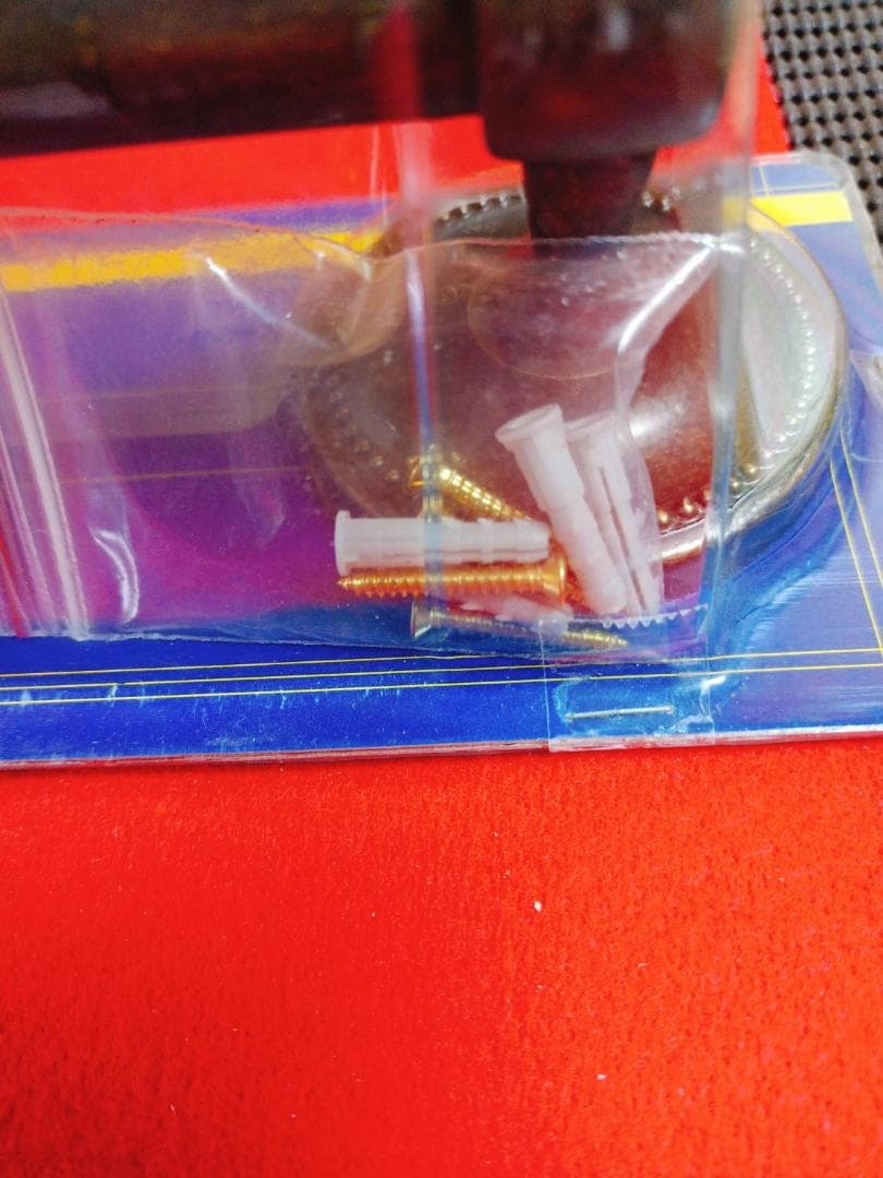 Specid Antique 真鍮古色仕上げ タオルバー 台座中心間隔36cm