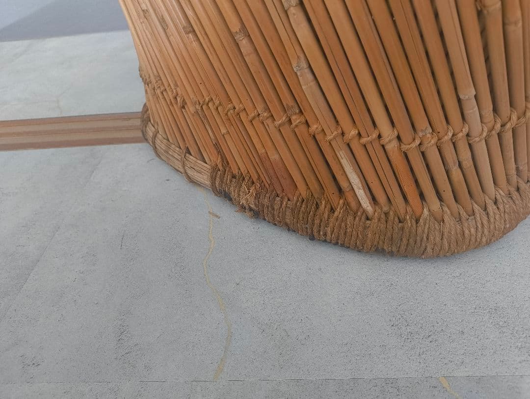 ラタン アームチェア 2脚セット バリ 引取限定✨