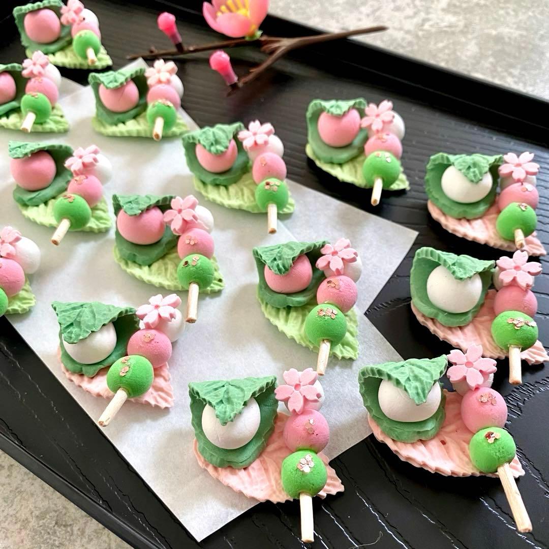 和菓子フェイクスイーツ 【柏餅お団子セット】