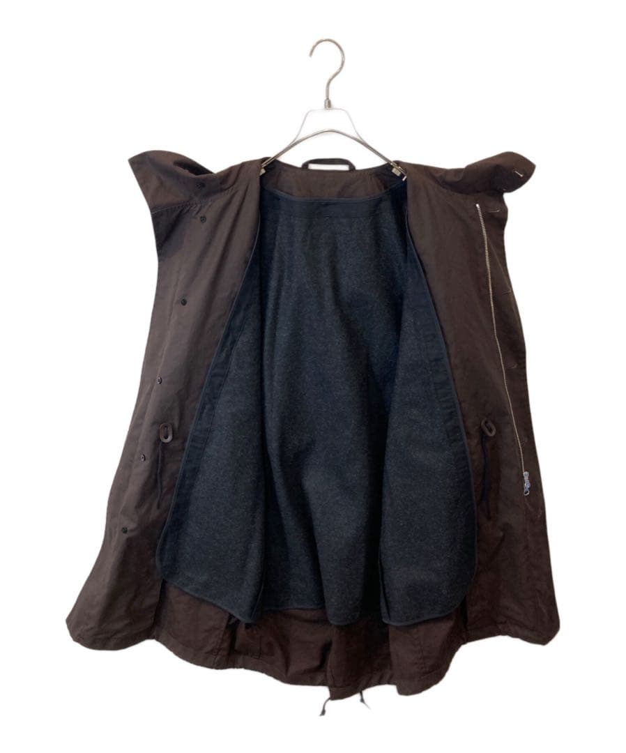 参価約9.5万【マーガレットハウエル】オイルドコットンフィッシュテールパーカー