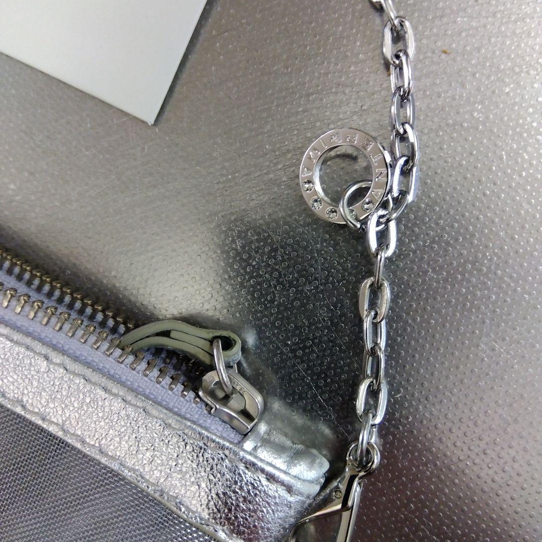 極美品アンテプリマ ワイヤーバッグ スタンダード スクエアラージ シルバー