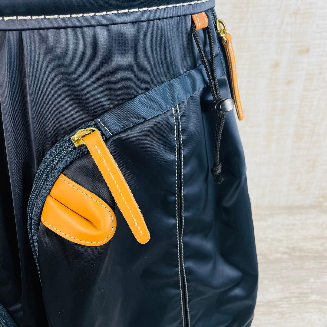 【美品】考英舎コウエイシャ　ハンドメイド　キャディバッグ　高密度ツイルナイロン