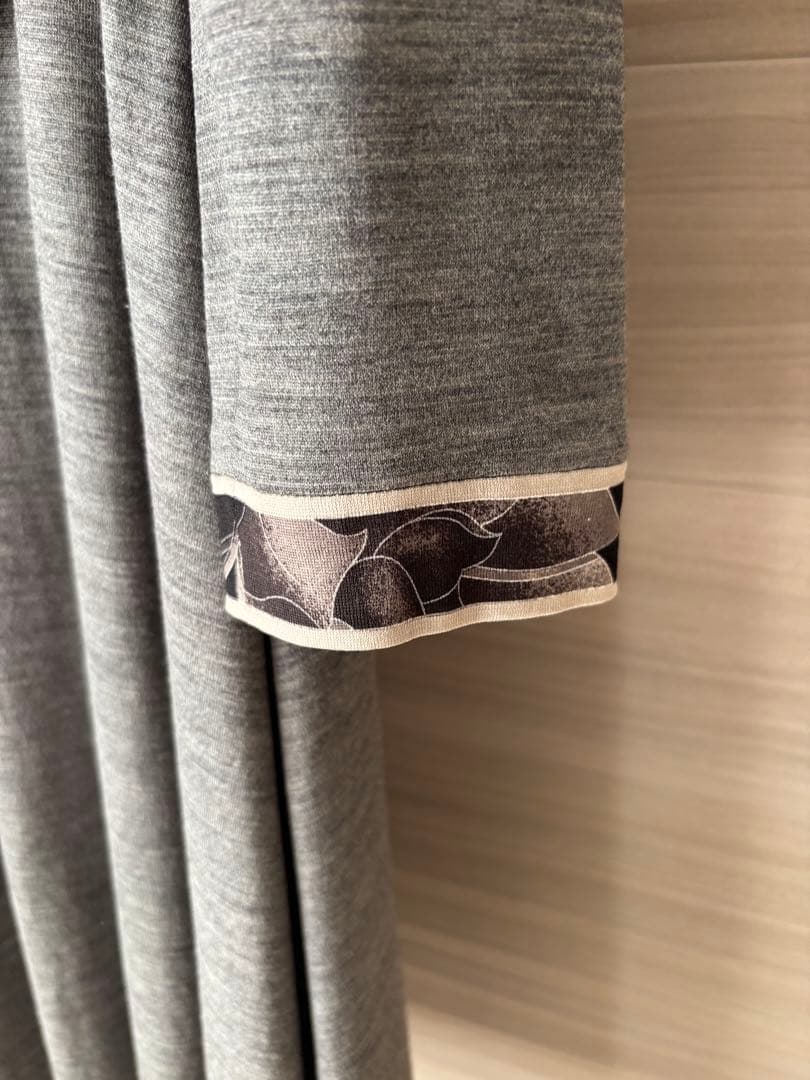 LEONARD ストレッチワンピース/グレー 38