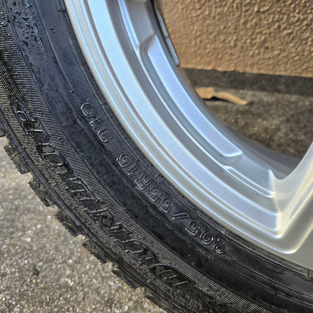 【菜園K】205/55R16 スタッドレスタイヤセット 16インチ