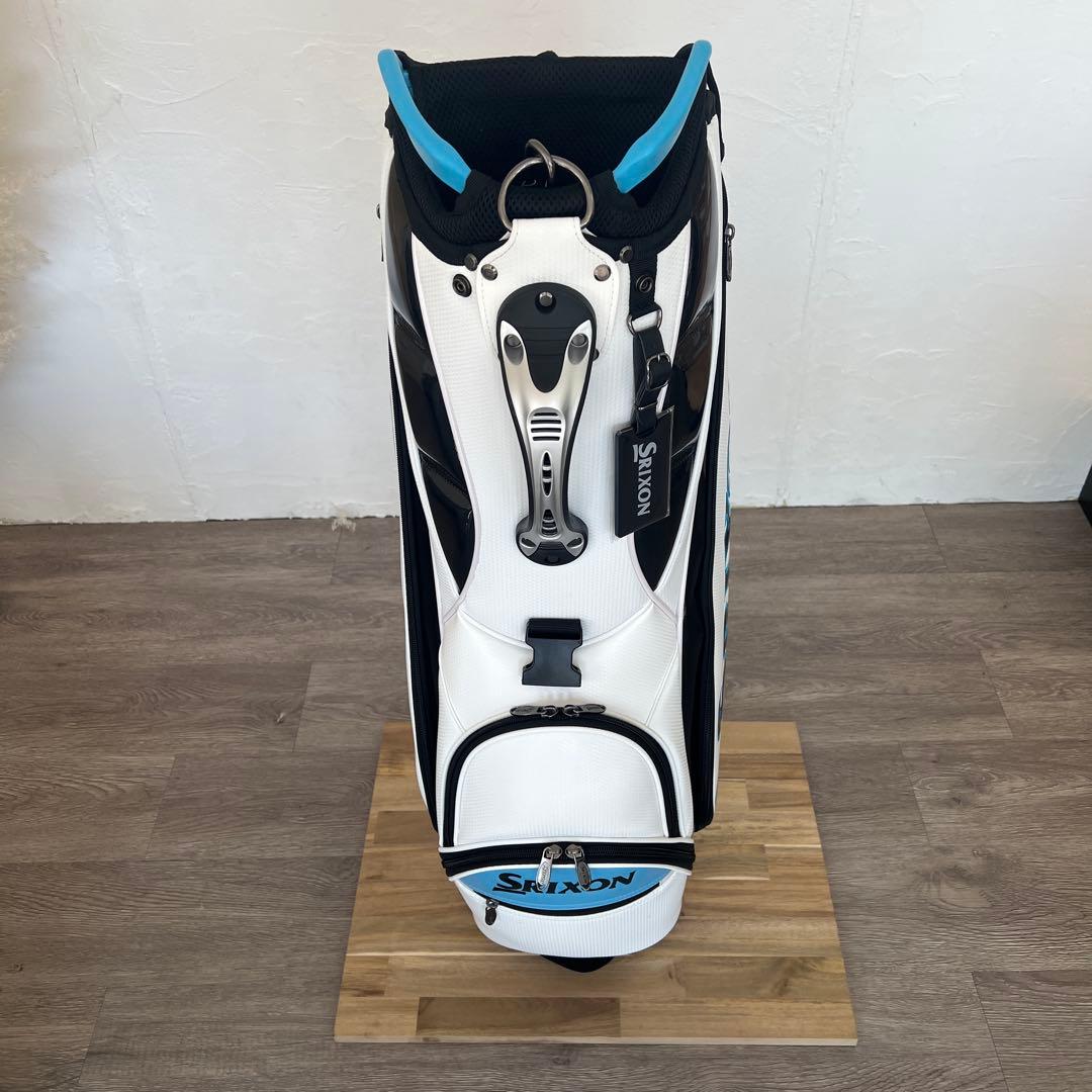 Srixon ゴルフキャディバッグ ホワイト/ブルー