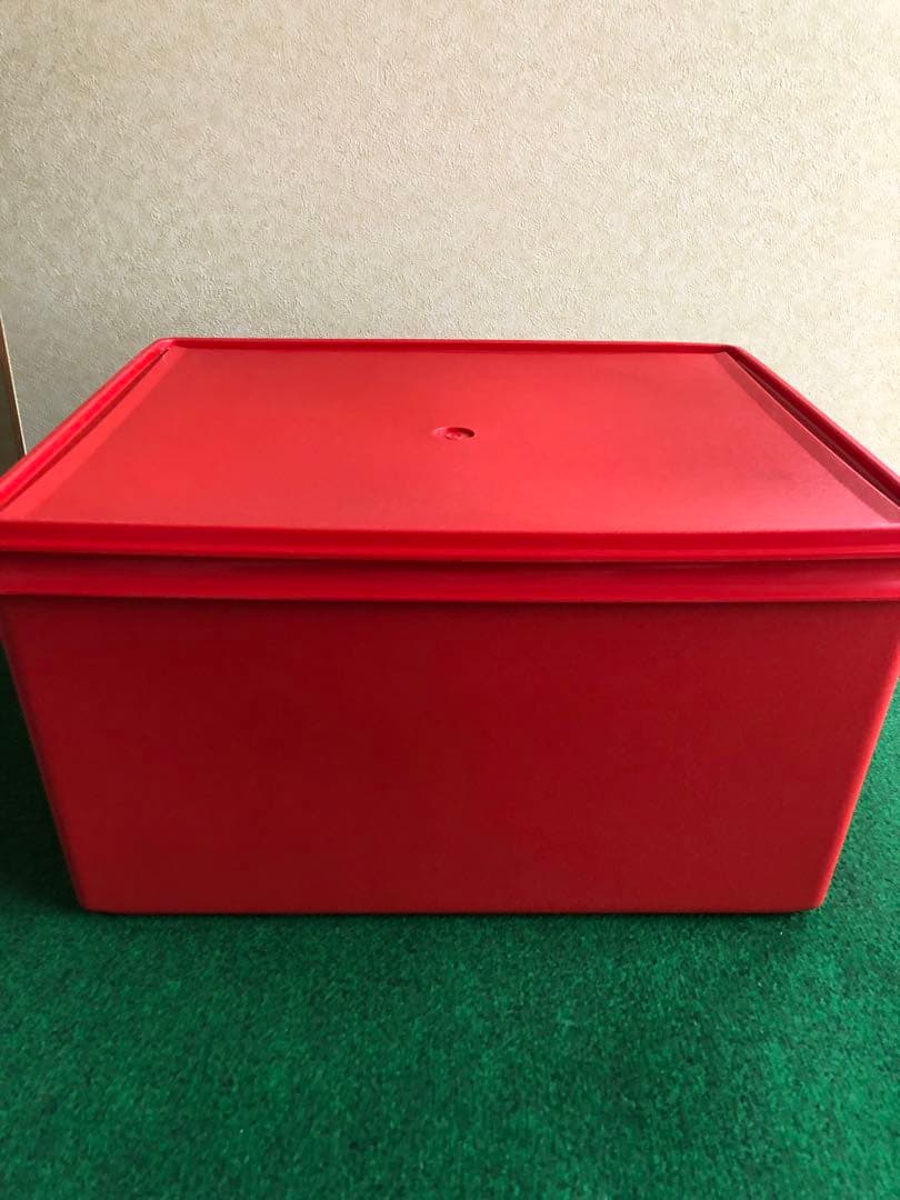Tupperware ディープスーパーケース 赤