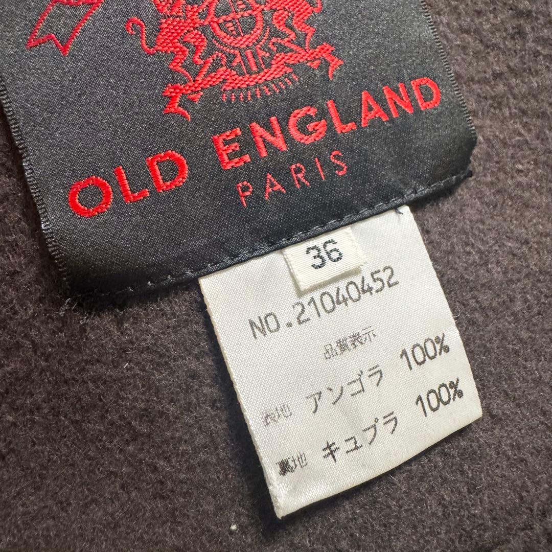 【アンゴラ100%】オールドイングランド　ショートリバーコート　ダブルフェイス