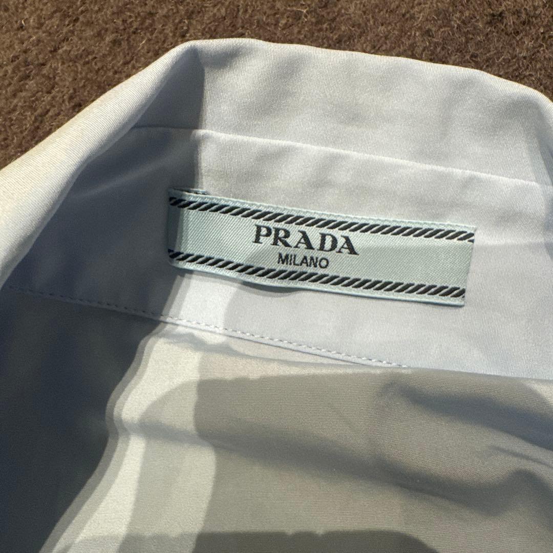 PRADA 長袖シャツ ライトブルー