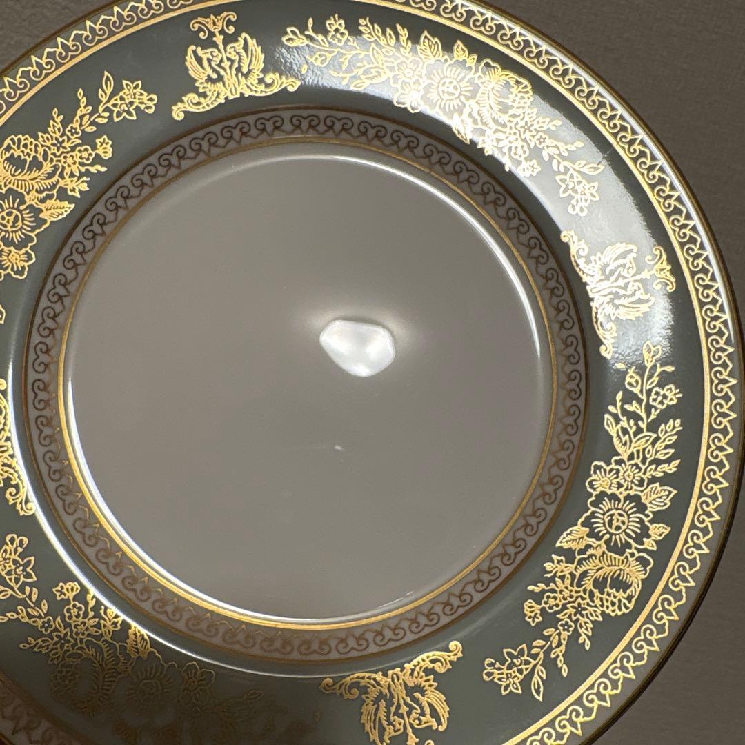 ウェッジウッド　コロンビア　セージグリーン　デザートプレート　15.5cm