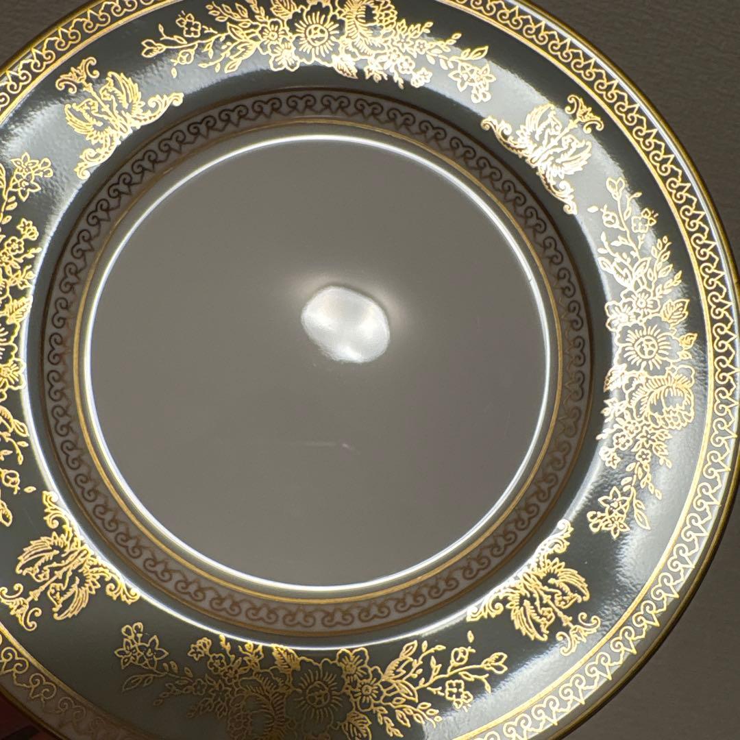 ウェッジウッド　コロンビア　セージグリーン　デザートプレート　15.5cm