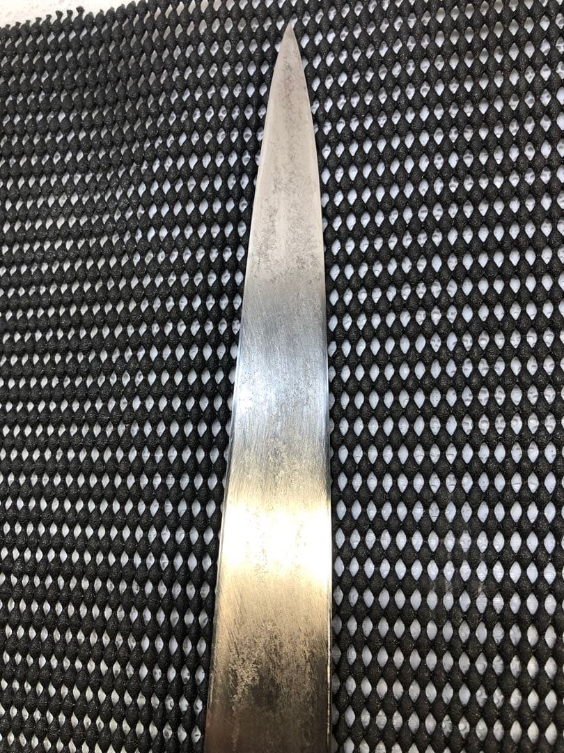 正本 鋼製　柳刃包丁 木製ハンドル