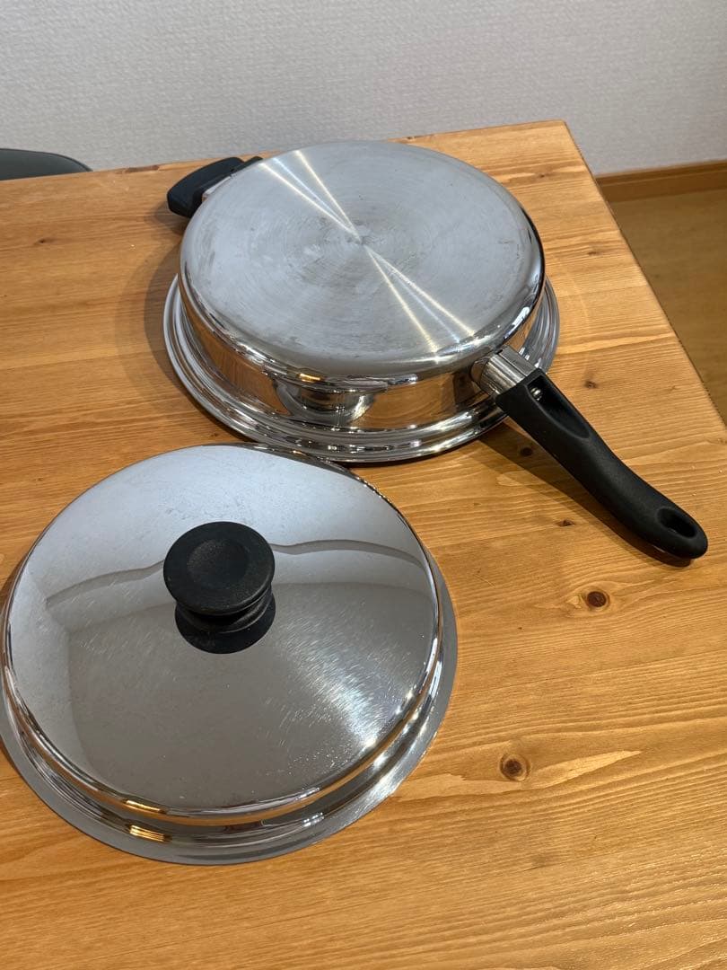 美品Amway アムウェイ鍋セット IHシチューパン、大フライパン