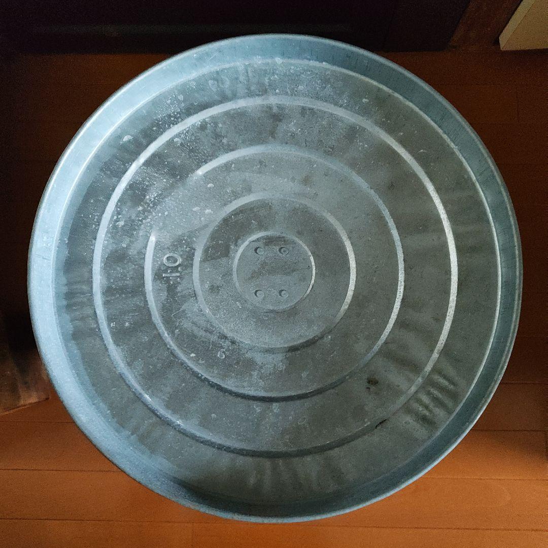 ブリキ製 トラッシュカン ゴミ箱 ＊大＊