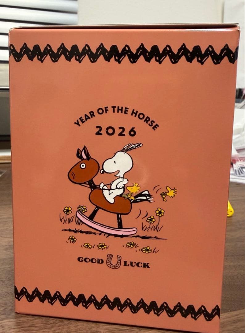 レア　未開封　吉徳 2026年干支 スヌーピー　フィギュア　干支飾り（午）　馬