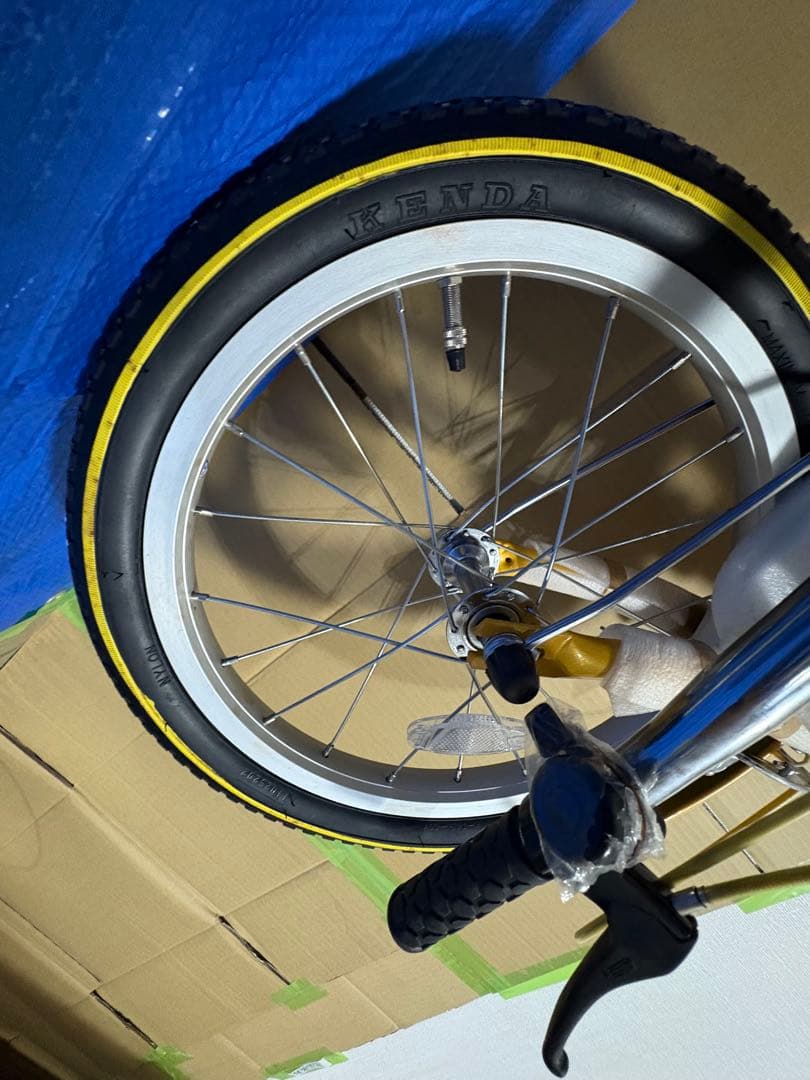 【堀川版】ATENZAアテンザ 折り畳み自転車　イエロー 16 新品未使用