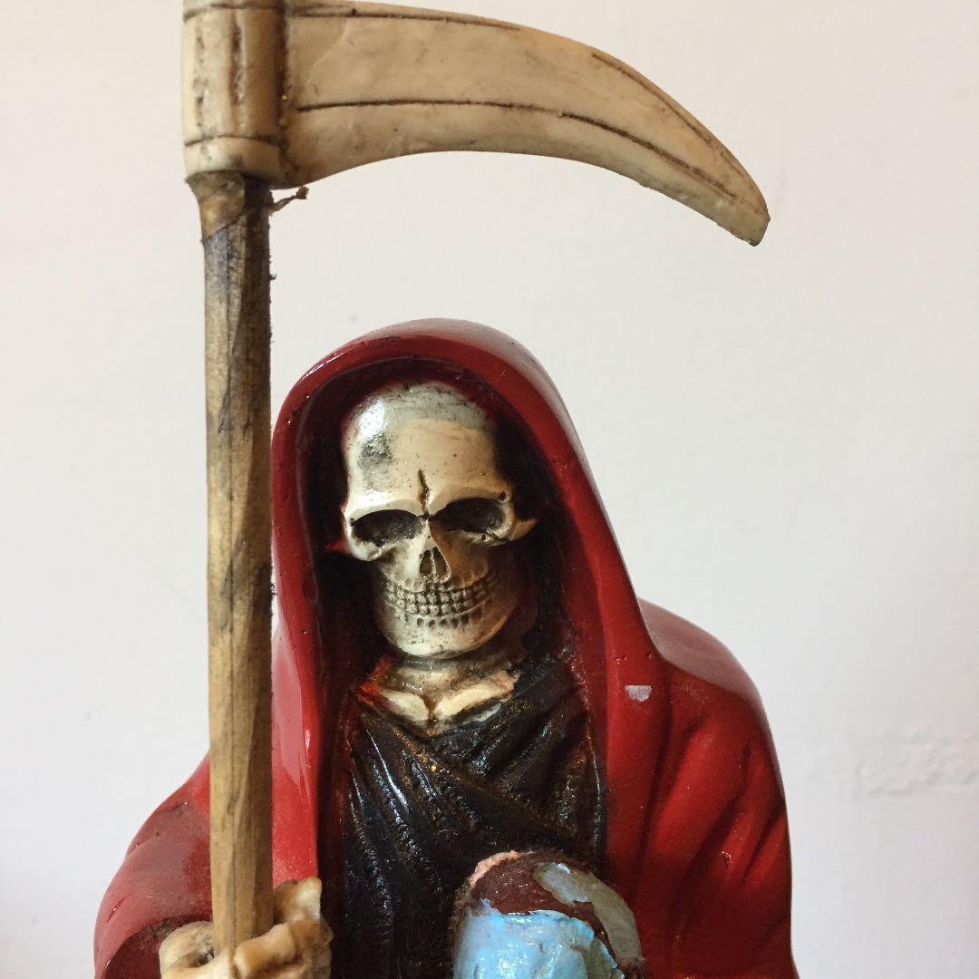 ビンテージ メキシコの骸骨の聖母 St.Muerte(サンタムエルテ