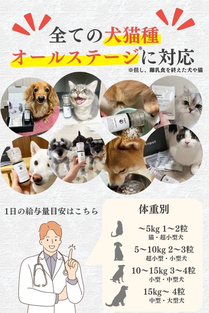 【新品未開封】topet 犬猫歯磨き お口のふりかけ デンタルケア 3袋セット