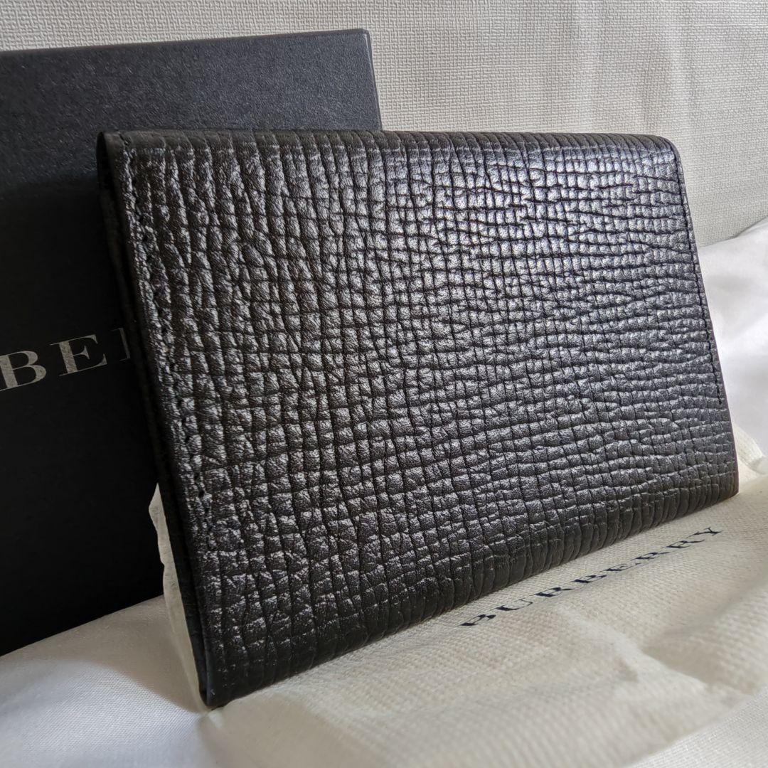 未使用級　バーバリー　カード入れ　ケース　名刺入れ　ブラック