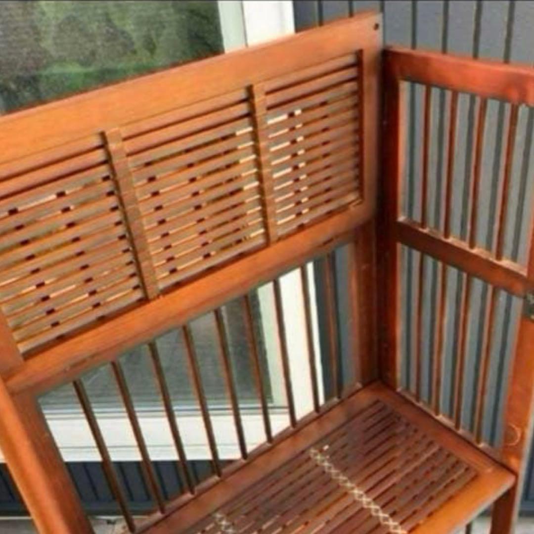 昭和レトロ 木製フレーム 4段折りたたみラック 飾り棚 花台 プランターラック