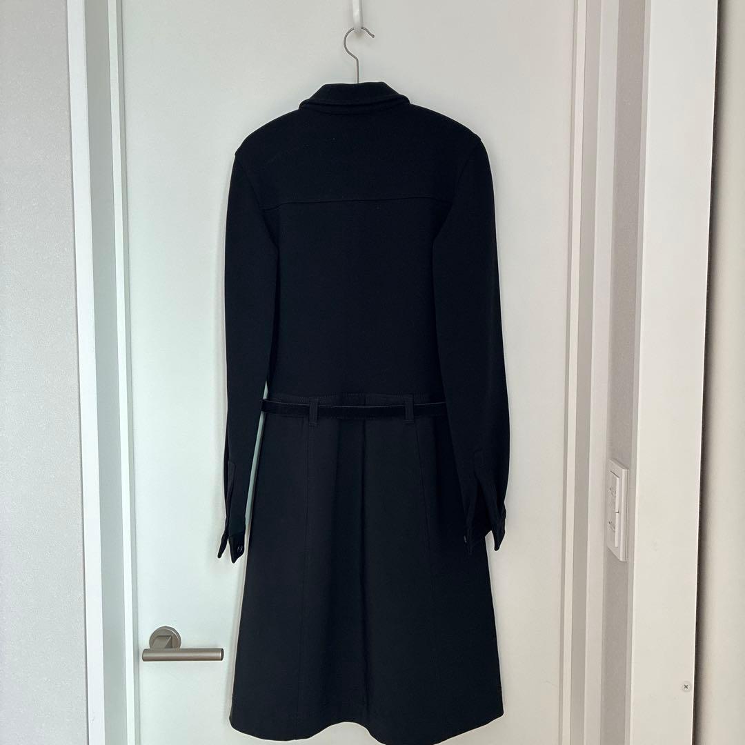 PRADA ブラック ひざ丈ワンピース 長袖　42