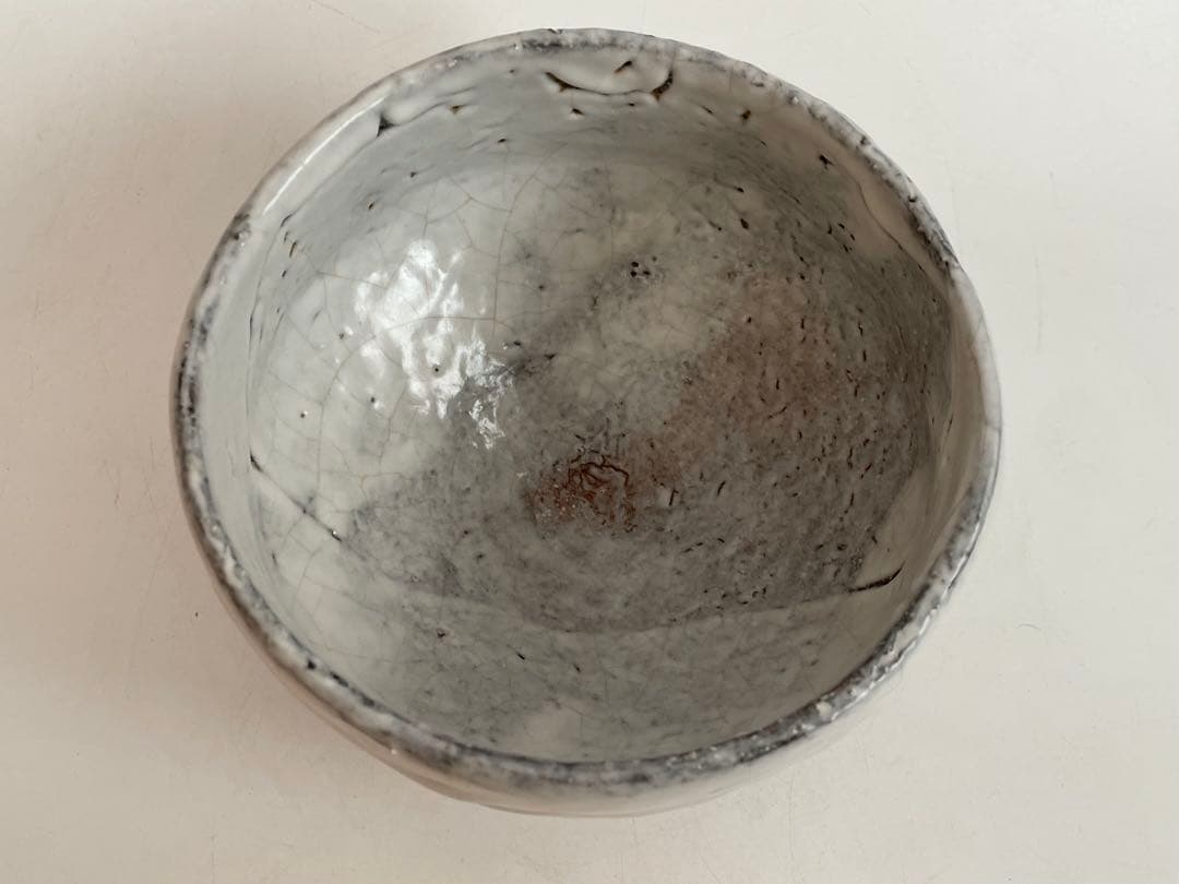 陶芸家　作家物　高見世清光　萩茶碗　萩茶盌　茶碗　抹茶碗　共箱