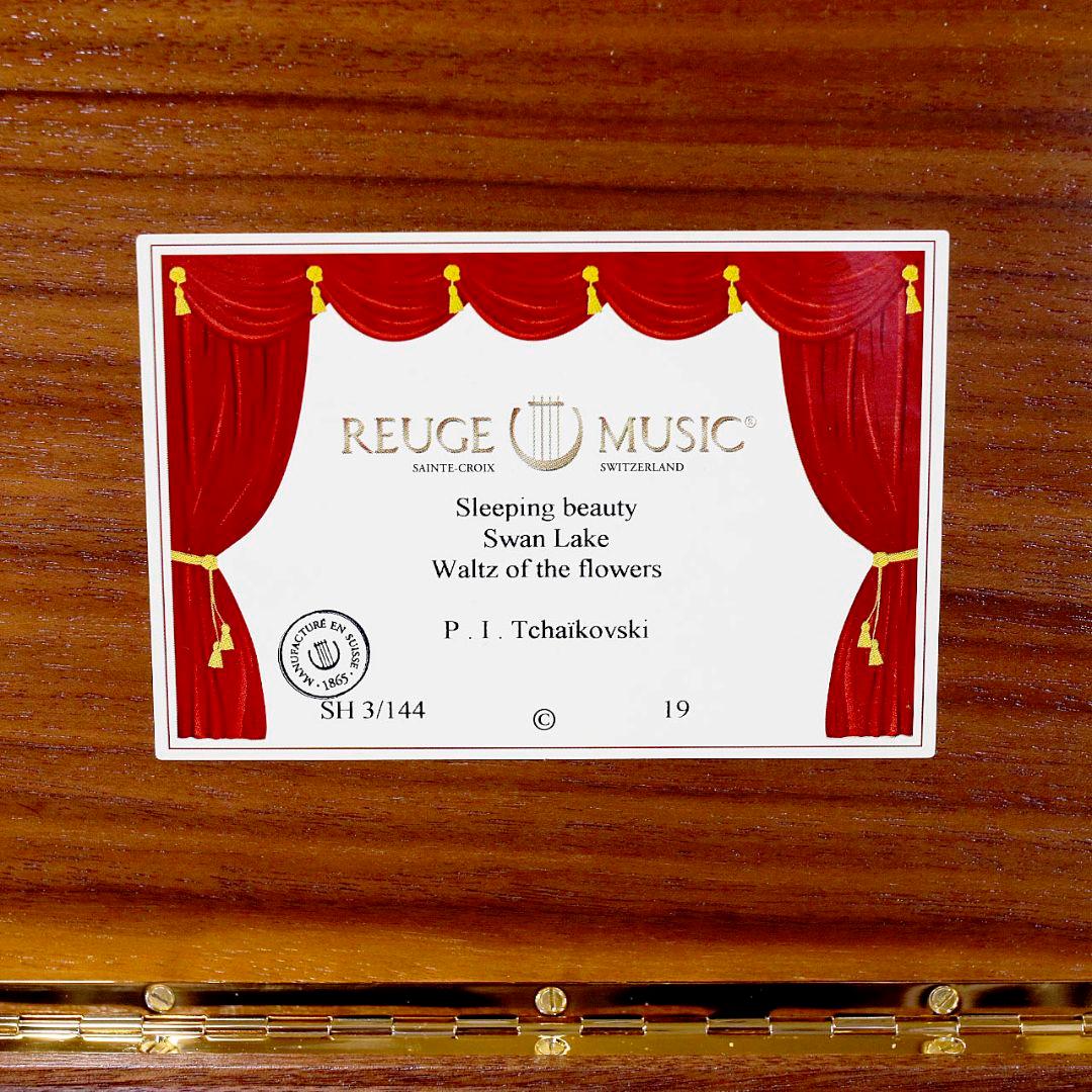 【美品】リュージュ 高級オルゴール １４４弁 チャイコフスキー ３メロディー