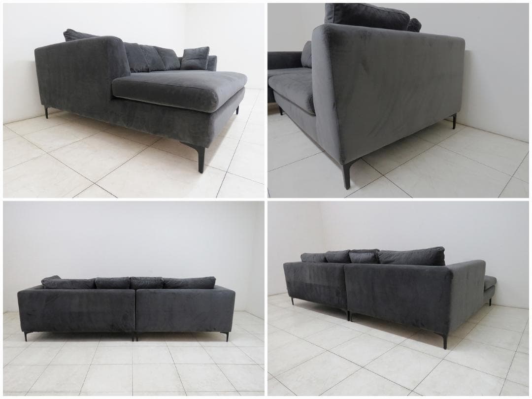 ドイツ KARE ジャンニ グレーブラック コーナーソファ 459,800円