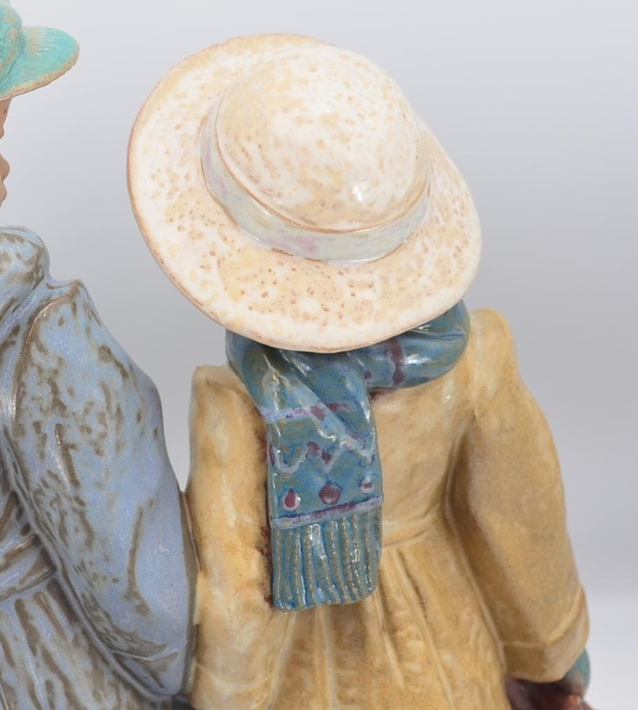 寒い日の登校　＃2242　★リヤドロ　スペイン　グレスコレクション　ヴィンテージ