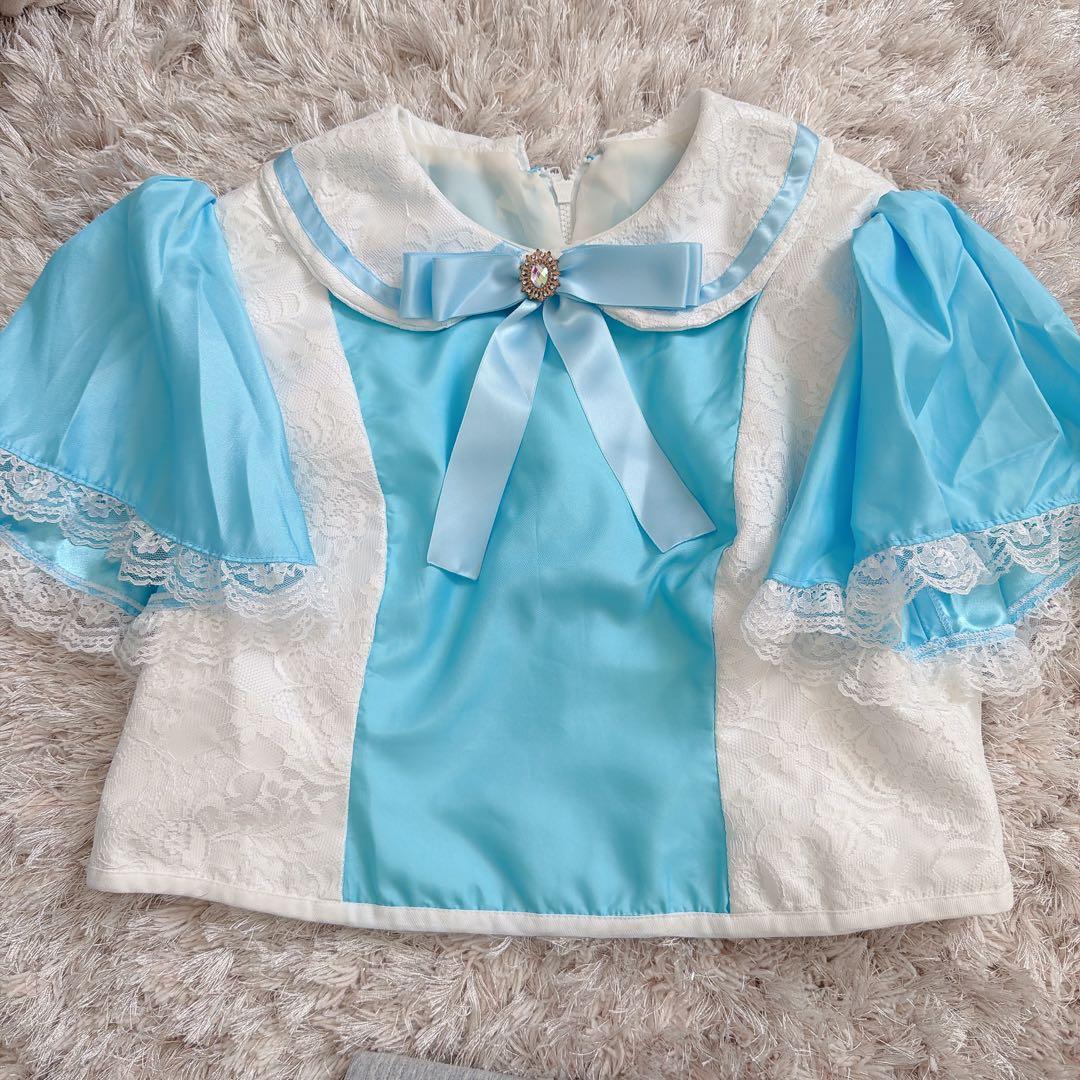 アイドル衣装 ハンドメイド 水色